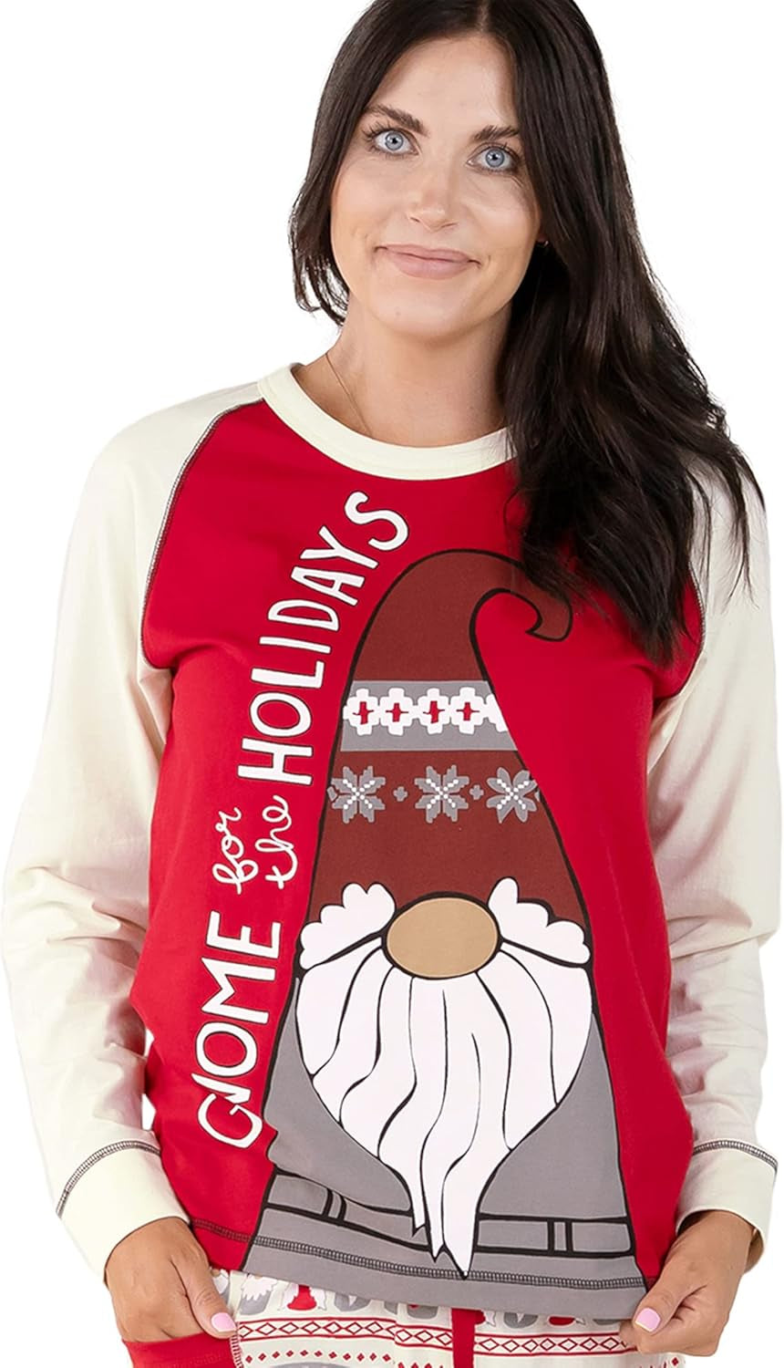 Women's  Pajamas: Stylish Long Sleeve Top and Coordinating Pajama Pants