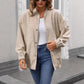 Pocket Cardigan Elegant Loose Women&