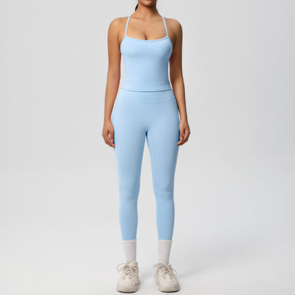 Back Tight Exercise Yoga Clothes Suit