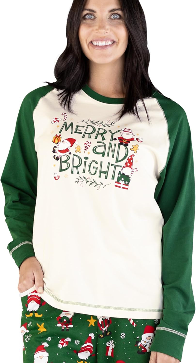 Women's  Pajamas: Stylish Long Sleeve Top and Coordinating Pajama Pants