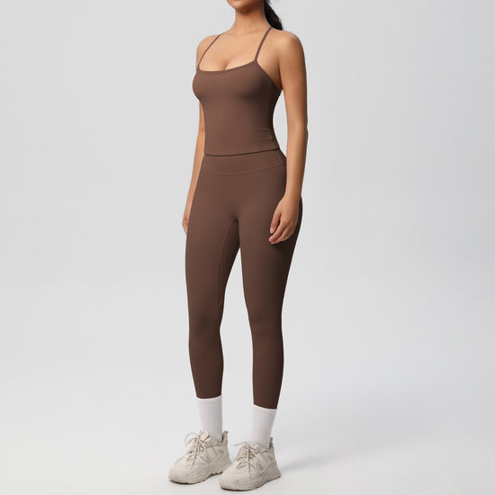 Back Tight Exercise Yoga Clothes Suit