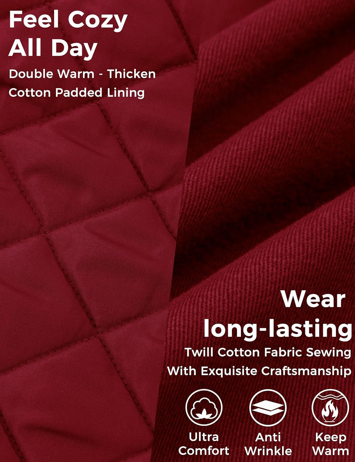 Women's Winter Thick Puffer Coat with Fleece Lining and Fur Hood