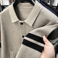 Knitted Cardigan Lapel Korean Slim Men&