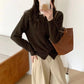 Knitted Cardigan Jacket Temperament Youthful-looking Sweater Outerwear Slimming Short Top