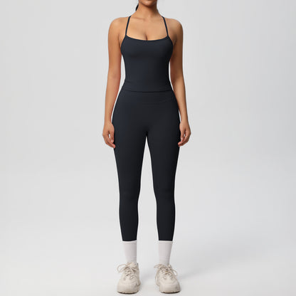 Back Tight Exercise Yoga Clothes Suit