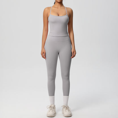 Back Tight Exercise Yoga Clothes Suit